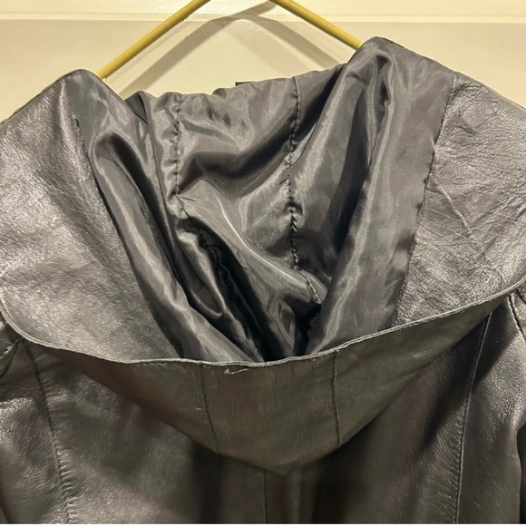 mauritius x free people leather jacket - Picture 7 of 8